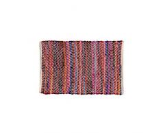 THE HOME DECO FACTORY HD5001 Tapis, Coton, Multicolore, 80 x 50 x 0,5 cm