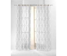 Martina Home Munich Rideau avec Oeillets, Tissu, 29Â x 2Â x 38Â cm 29x2x38 cm Blanc