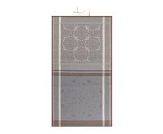 Le Jacquard Francais Serviette de bain Esthète Coton Voile Grisé Rectangulaire 30 x 50 cm