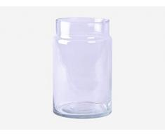 MI CASA Vase en Verre 14 x 14 x 21 H
