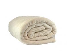 Comptoir du Linge Plaid Microfibre, Polyester, Beige, 200x150 cm