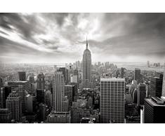 Papier Peint poster panoramique NYC NB 4 x 2,70 m | DÃ©co et photo murale XXL QualitÃ© HD Scenolia