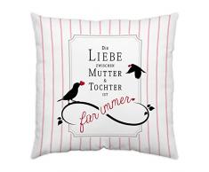 GRUSS & CO Coussin en Coton Sheepworld, Coton, Mehrfarbig, 40 x 40 cm