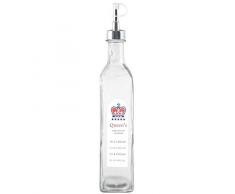 Home Sheer Huilier avec Bouchon doseur, Verre, Transparent, 6Â x 6Â x 32Â cm