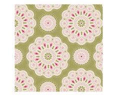 Tilda TD481060 Tissu pour napperons, Vert, 50 x 55 cm, Polyester, Multicolore, 12,6 x 1 x 12,6 cm