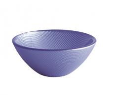 Excelsa Diamond Coupelle, Verre, Bleu, 12Â x 12Â x 5Â cm