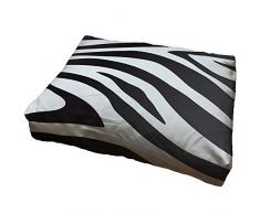 Zanvic Grand lit pour Chien Motif zèbre 60 x 90 cm