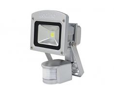 Ledino 11120103002011 Projecteur LED extérieur avec LED IR Dahlem 10SWI 10 W 860 LM Blanc Chaud