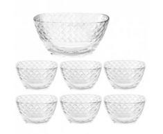 Vidivi Vetri delle Venezie Campiello Lot Coupe + coupelles, 7Â unitÃ©s