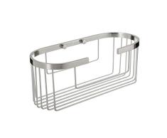 TATAY 6604300 Etagere Aluminium Brillant Ovale 30X12X11,5 CM, ChromÃ©, 12 x 11,5 x 30 cm