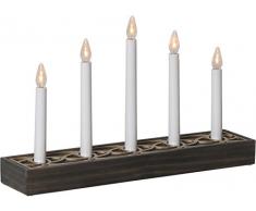 Star 644-52 Magic Box Bougeoir de fenêtre, Bois/, E10, Brun, 9 x 42 x 25.5 cm