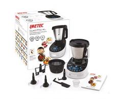 Imetec CukÃ² Pro XL CM3 2000 Robot de cuisine multifonction avec cuisson, Cooking Machine avec 20 programmes automatiques, 10 fonctions, 6 portions, 5 accessoires, recette, capacitÃ© 3,6 litres, 1000 W