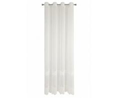 eurof irany Voilage Curly 140Â x 250, Polyester, crÃ¨me, 250Â x 140Â x 1Â cm