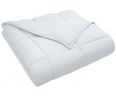 Doudou Classique Toutes Saisons Duvet Alternative supérieure avec Cassettes Boîte Construction, Blanc, Simple