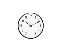 Arne Jacobsen 43623 Horloge Murale, Aluminium, Weiß, 16 cm