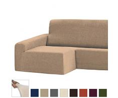 Eiffel Textile Le Havre Chaise Longue â Housse canapé Bras Long Gauche 280 x 195 x 2 cm Beige