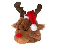Christmas Gifts 49286 Renne de NoÃ«l en Peluche PE, Multicolore