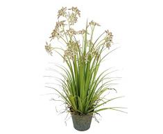 Pirouette Paris - Allium de Naples Fleurs Beige & Pot en Zinc Ã 78 cm
