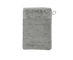MÃVE Bamboo Luxe Gant de Toilette 15 x 20 cm, FabriquÃ© en Allemagne, 60% coton / 40% viscose en pulpe de bambou, Silver Grey (Gris)