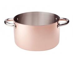 Agnelli Grande Cocotte avec Deux poignÃ©es Base Induction, diamÃ¨treâ¯: COD. cote104cit20Â 200Â mm
