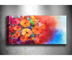 Bonamaison Peinture sur toile, multicolore, 30 x 90 cm - ConÃ§u et fabriquÃ© en Turquie