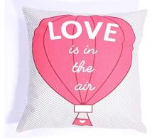 La Finesse - Housse de Coussin carrée décorative 50 x 50 cm pour la Maison en Coton pour Le Salon, Le canapé, la Chambre à Coucher, Tissu coloré, Taille Unique