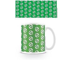 DC Comics MG23660 DC Originals (Green Lantern Logo Pattern) Mug, Céramique, Multicolore, 11oz/315ml