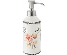 Gedy Clothilde Distributeur de Savon, céramique, Blanc, Unique