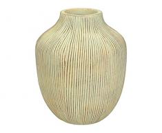 J. Kersten BV Vase en polyrésine Marron 16 x 16 x 18 cm