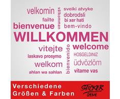 Graz Design Sticker Mural repositionnable Motif cÅurs Rose 100 x 70 cm