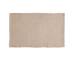 FERIDRAS 883005 Tapis, Coton, Ecru, 60x100x70 cm