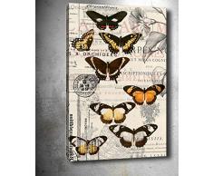 Bonamaison Peinture sur toile, multicolore, 50 x 70 cm - Conçu et fabriqué en Turquie