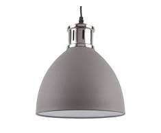 Leitmotiv LM1412 Lampe Ã Suspension, Fer, 40 W, Gris, Taille L