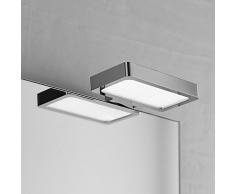 wonderlamp paix Applique murale LED, 6Â W, chrome, 1.5Â x 9.8Â x 11.6Â cm