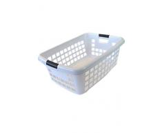 Denox 10230.050 Corbeille Ã Linge, 70 L, Blanc, Lot de 4, PolypropylÃ¨ne, Unique