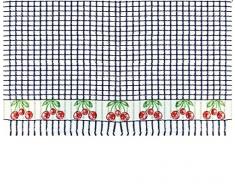 Samuel Lamont Poli-dri Torchon Jacquard Cerises