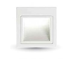 Spot LED encastrable carré 3 W, 4000 K 100 lm 83°