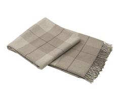 Bellora Riga - Plaid Simple en Laine, Beige - 130Â x 180Â cm