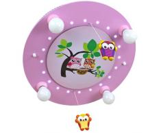 Elobra 128220Â Lampe LED pour enfant Motif famille Lampe Ã LED rose