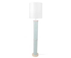 Tosel 51340 Lampadaire 1 LumiÃ¨re, Acier, E27, 40 W, Vert, 30 x 160 cm