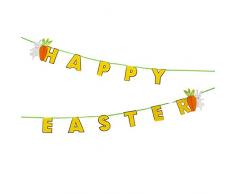 Talking Tables GH-BUNTINGV3 Joyeuses PÃ¢ques, Guirlande de Papier, 10ft Multicolore, 23,5 x 24,5 x 23,5 cm