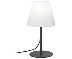 Airam Garda Lampe de table à lED dextérieur e27, noir/blanc, 530 x 280 mm
