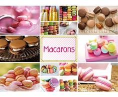 LÃ­nea Hogar Deco Macarons Deco Papier-Poster Autocollant - 140 x 200 cm RÃ©f My Way avec Impression numÃ©rique