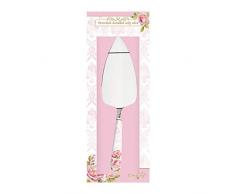 Easy Life 967FLDA COFFRET PELLE A TARTE MANCHE EN PORCELAINE FLORAL DAMASK, Multicouleur