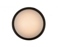 Lucide YAZOO LED - Plafonnier Extérieur - à 17 cm - LED - 1x4W 2700K - IP54 - Noir