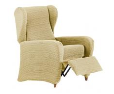 Eysa Aquiles Ãlastique Relax Housse de Fauteuil, Polyester Coton, Beige, 37x29x5 cm