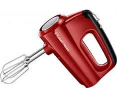 Russell Hobbs 24670-56 Batteur Electrique Desire, 2 Fouets Hélice, 2 Crochets Pétrin, 5 Vitesses, Ergonomique, Puissant