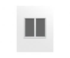 Soleil docre Dolly Paire de Brise Bise, Polyester, Anthracite, 70x90 cm