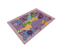 Associated Weavers Kids Corner 627058 Disney Fairies Tapis de décoration Velours Violet 133 x 95 x 2 cm