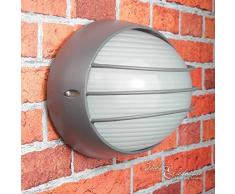 Luminaire Lampe Maritime dAmsterdam dans Lampe murale extérieure anthracite/E27 Max. 60 W 230 V IP44/lampe pour jardin escalier Carport Garage Lampe éclairage